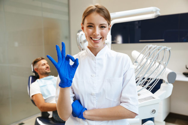 saturday dental appointments (5) dentist making okay sign for Saturday dental appointments